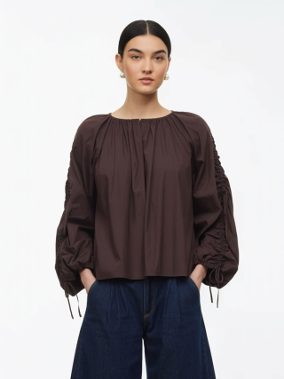 Pleated Blouse – LUXUS