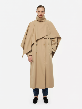 Trench coat with a scarf LUXUS